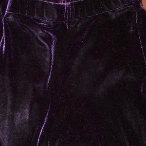 Vintage velvet/velour purple trousers pajama pants